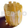 Elastic MOP Bangle Resin Backing