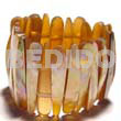 Brownlip Elastic Bangle Resin Backing