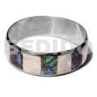 Laminated Inlaid Paua /hammershell Nat.