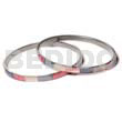 Laminated Hammershell Pink/blue/nat. White Alternate