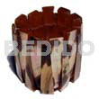Elastic Brownlip Tiger Bangle Resin