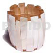 Elastic Kabibe Shell Bangle Resin