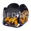 50mm Round Black Resin (