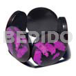 50mm Round Black Resin (