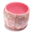 Chunky Bangle Kabibe Shell Blocking