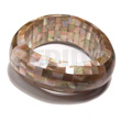 Chunky Wavy Bangle Brownlip Blocking