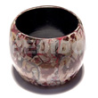 Chunky Laminated Shell Crackled Wooden