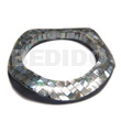 Blacklip Blocking Wavy Bangle Thickness