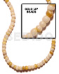 Gold Lip Beads