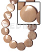 20mm Melo Shell Flat Round