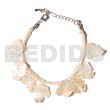 White Macramie Dangling Hammershell