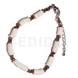 4-5mm White Clam Heishe 2-3mm