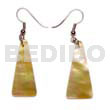 Dangling Tall Pyramid MOP 30mmx15mm