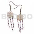 Dangling 15mm Grooved Hammershell Flower