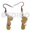 Dangling 15mmx8mm Triple Teardrop MOP