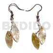 Dangling 25mmx8mm Double MOP Leaf