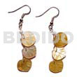 Dangling 15mm Triple Brownlip Heart