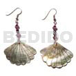 Dangling Blacklip Scallop 25mmx35mm 2-3mm