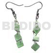 Dangling 8mm Pastel Green Hammershell