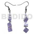 Dangling 8mm Lilac Hammershell Triple
