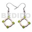Dangling White Clam / Glass