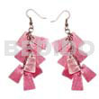 Dangling Pink 20mmx15mm Capiz /9pcs.