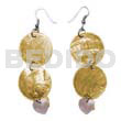 Dangling Double Round 25mm Green