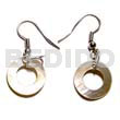 Dangling Round 25mm Brownlip Donut