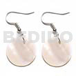 Dangling Round 20mm Kabibe Shell