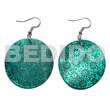 Dangling 35mm Round Handpainted/embossed Hammershell
