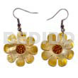 Dangling 30mm Flower Hammershell In