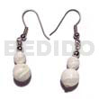Dangling Graduated Troca Beads /