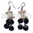 Dangling 10mm Black Coco Sidedrill