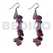 Dangling Pink Hammershell Square Cut