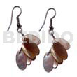 Dangling 5 Pcs. 15mmx12mm Brownlip