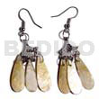 Dangling 25mmx10mm MOP Teardrops In