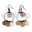 Dangling 12mm Round MOP In
