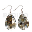 Dangling 35mmx30mm Teardrop Brownlip Blocking