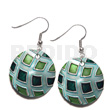 Dangling 35mm Round Kabibe Shell,