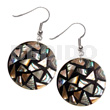 Dangling Flat Round 35mm Black