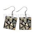 Dangling Flat 20mmx20mm Square Black