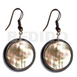 Dangling Round Laminated Brownlip Brasswire