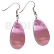Dangling Kabibe Inverted Rounded Teardrop