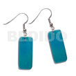 Dangling 20mmx8mm Rectangular Two Tone