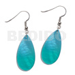 Dangling Kabibe Rounded Teardrop 20mmx10mm