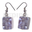 Dangling Rectangular 35mmx26mm Lilac Hammershell