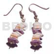 Dangling White Rose Dyed Lilac