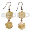 Dangling 2 15mm MOP Flowers