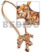 Double Orange Wax Cord Dangling