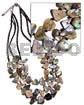 3 Rows Multilayered Paua Chips